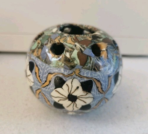 Vase boule pique - -fleurs, en