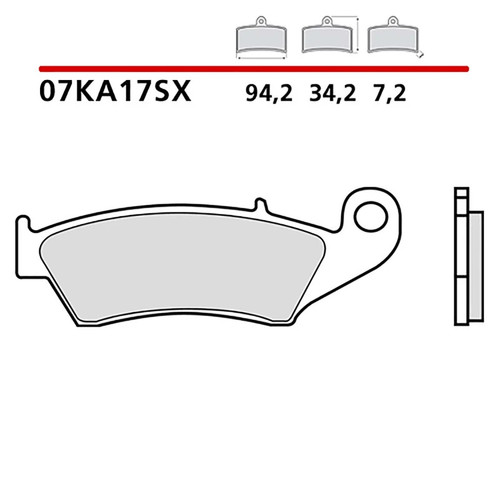 Kit plaquettes frein - kit,
