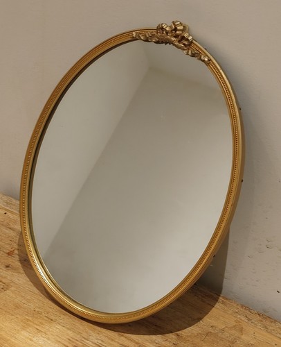 Miroir décoratif ovale cadre