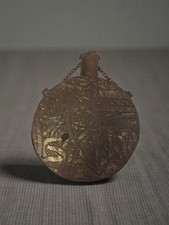 Flacon poire à poudre ancien