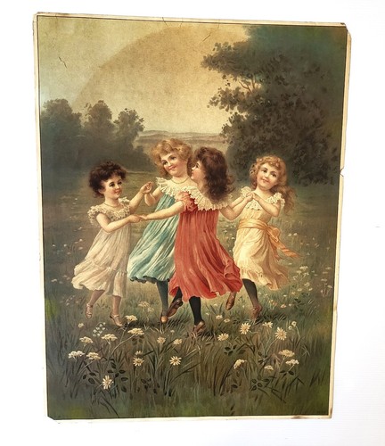 Chromolithographie enfants - chromolithographie-,