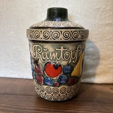 German Rumtopf, Glazed Lidded