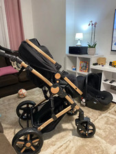 Poussette pliante Et léger 3 en 1 avec siège auto Sécurité pour bébé  Norme Eu