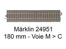 MARKLIN 1x rail de transition