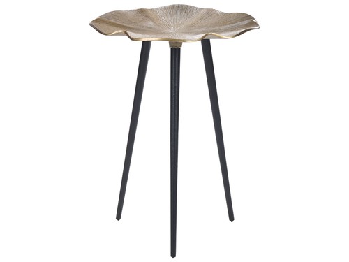 Table appoint doré - et, noir