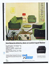 ADVERTISING ADVERTISING 054 1964 STEINER armchair furniture