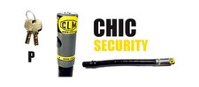 CLM SCOOT Antivol de guidon CHIC SECURITY PLANA compatible avec MBK FLIPER 50CC