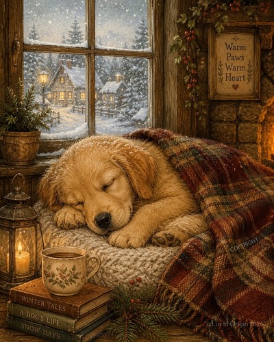 Chiot golden retriever dormant - chiot,