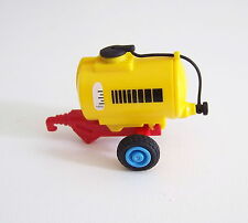 Playmobil (T4120) FARM - Yellow Tank Trailer Child Tractor 3066 Complete