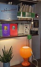 Rare Lampe Fase modèle Teide couleur verte bras pivotant vis de serrage étagère