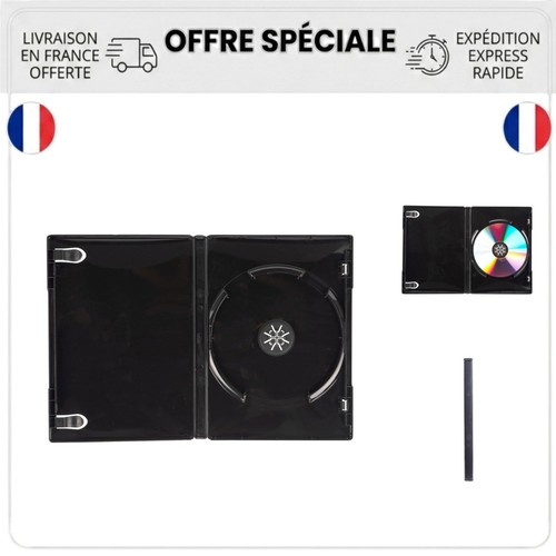 Boîtiers dvd noirs mm - 25, 14