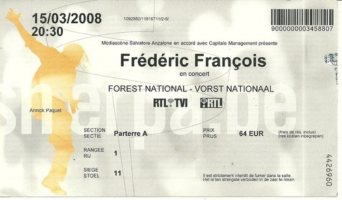 Rare ticket concert - ticket,