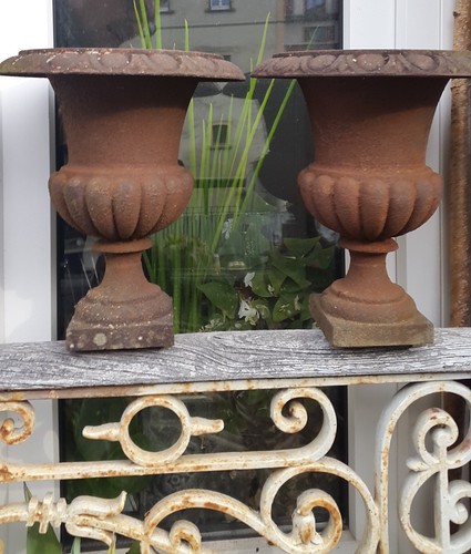 Paire vases médicis - de,