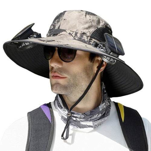 Chapeau ventilateur solaire - chapeau,