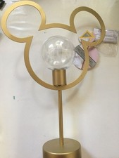 LAMPE MINNIE MICKEY DOREE 