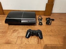 Console Sony Playstation 3 PS3 Fat CECHL01 Avec cable D’alimentation Et Manette