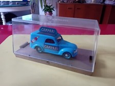 1/43 FIAT 500 C CAMIONNETTE CAMPARI BRUMM AVEC SON PLEXIGLAS