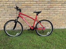 Decathlon Rockrider ST50, 21 Speed Aluminum Mountain Bike, 26", Unisex, Red, Med