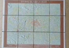 CARTE EN RELIEF DES ENVIRONS