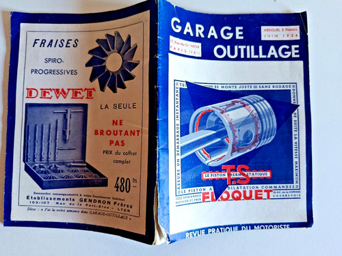 Garage outillage motoriste - du,