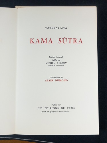 Dubessy dumond kama - sutra, ed