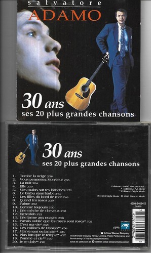Titres salvatore adamo - cd,