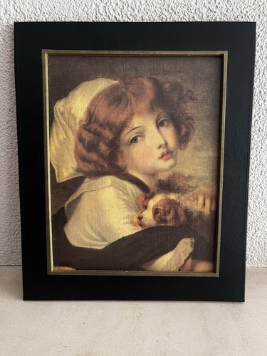 Tableau greuze jeune fille - fille, au