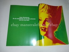 Sony MiniDisc ad clippings Sweden 1990s