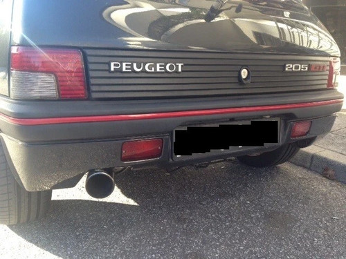 Pare choc arriere - choc, peugeot