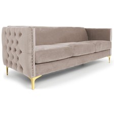 Canapé 3 Places en Velours