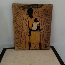 Peinture Africaine Femme Et