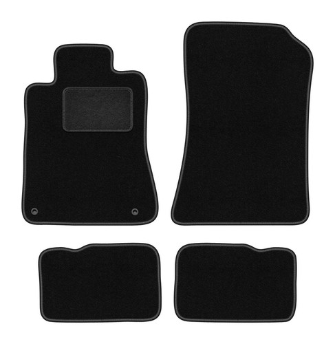 Tapis sol velours noir - de,