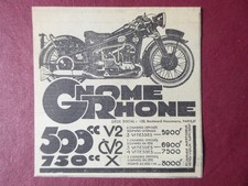 5/1936 PUB GNOME-RHONE MOTO