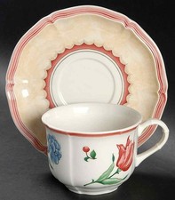 Villeroy & Boch Jardin d'Alsace Fleur Breakfast Cup & Cream Soup Saucer 3474800