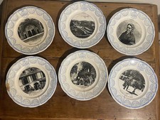 Partager 6 ANCIENNES ASSIETTES PORCELAINE DIGOIN SARREGUEMINES LOURDES 6 MODELES