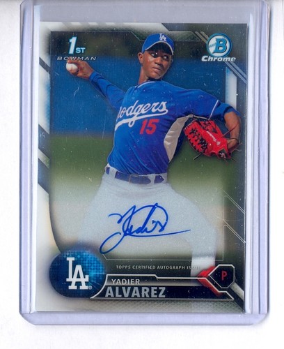 Yadier alvarez 2016 - 2016, bowman