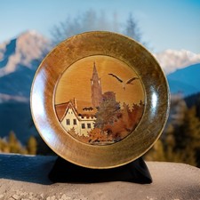 Assiette décorative en