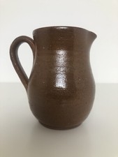 Ancien petit pichet, pot à lait en grès Cruche vintage poterie Collection