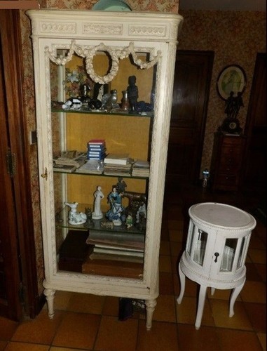 Vitrine petit argentier louis - petit,