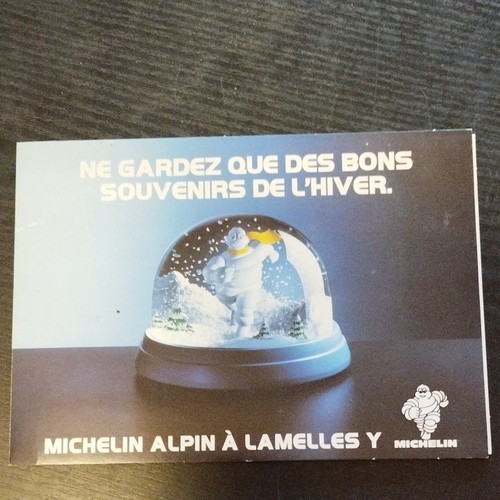 Michelin carte publicitaire - michelin,