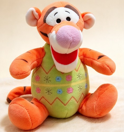 Peluche tigrou doudou œuf - peluche,