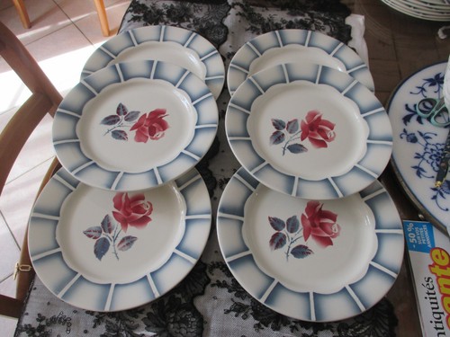 Lot anciennes assiettes - lot,