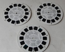 3 Disques Stéréo VIEW MASTER : ANTWERPSE ZOO d'ANVERS C 3724 + C 3725 + C 3726