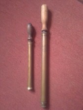 Ancienne Pompe À Vélo En Cuivre