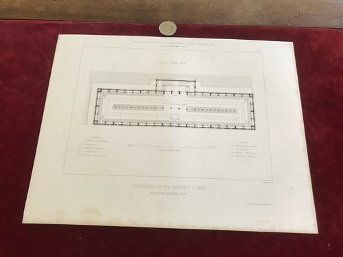 Gravure ancienne architecte - gravure,