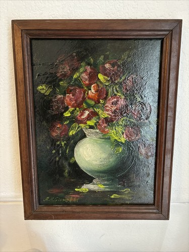 Tableau peinture bouquet - tableau,