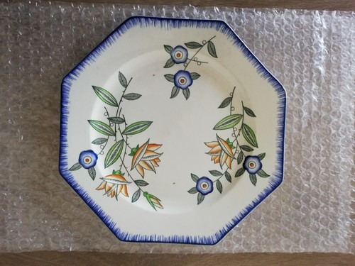 Ancienne assiette longwy vieux - ancienne,