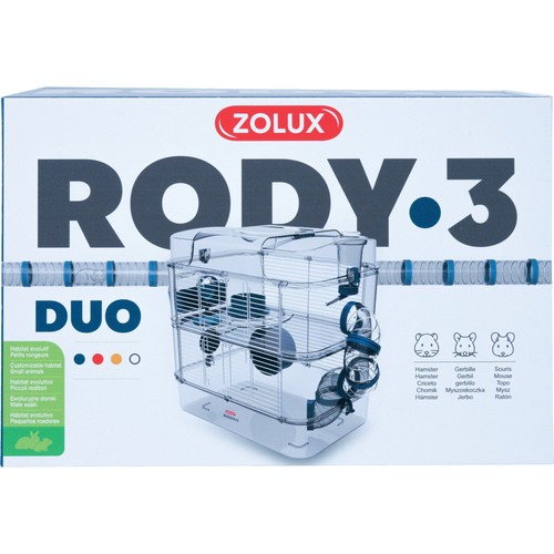 Cage duo rody3 couleur bleu - cage,