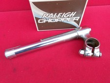 Vintage RALEIGH Chopper Mk1, Rare Stem, Goose Neck type, Chrome, made in England