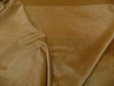 tissu très beau velours ameublement lisse moutarde doré en 1.45m large